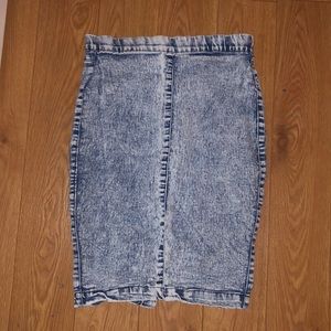 Jean skirt